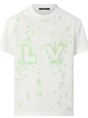 Louis Vuitton LV Spread Embroidery T-Shirt Neon Green